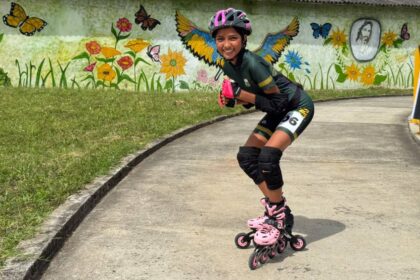 Patina desde hace dos meses y los sueños de María Luisa Piedrahíta Ceballos, de Anorí, ya ruedan en los Juegos Intercolegiados