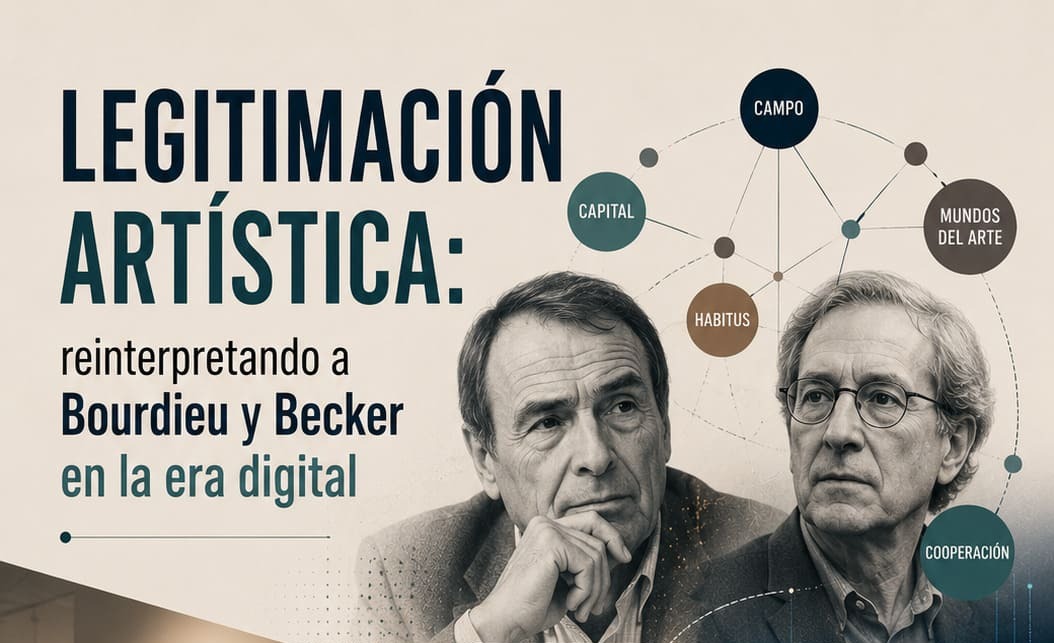 Citas en artículo académico sobre algoritmos y legitimación artística