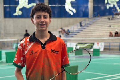 A Juan Cristóbal Zapata Zuluaga, de Envigado, le gusta la historia del mundo y quiere escribir la suya en el bádminton